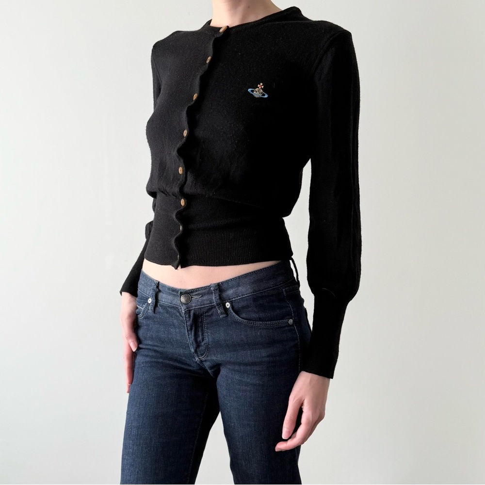 Vivienne Westwood Red Label 100% Wool Orb Cardigan - Picture 3 of 7
